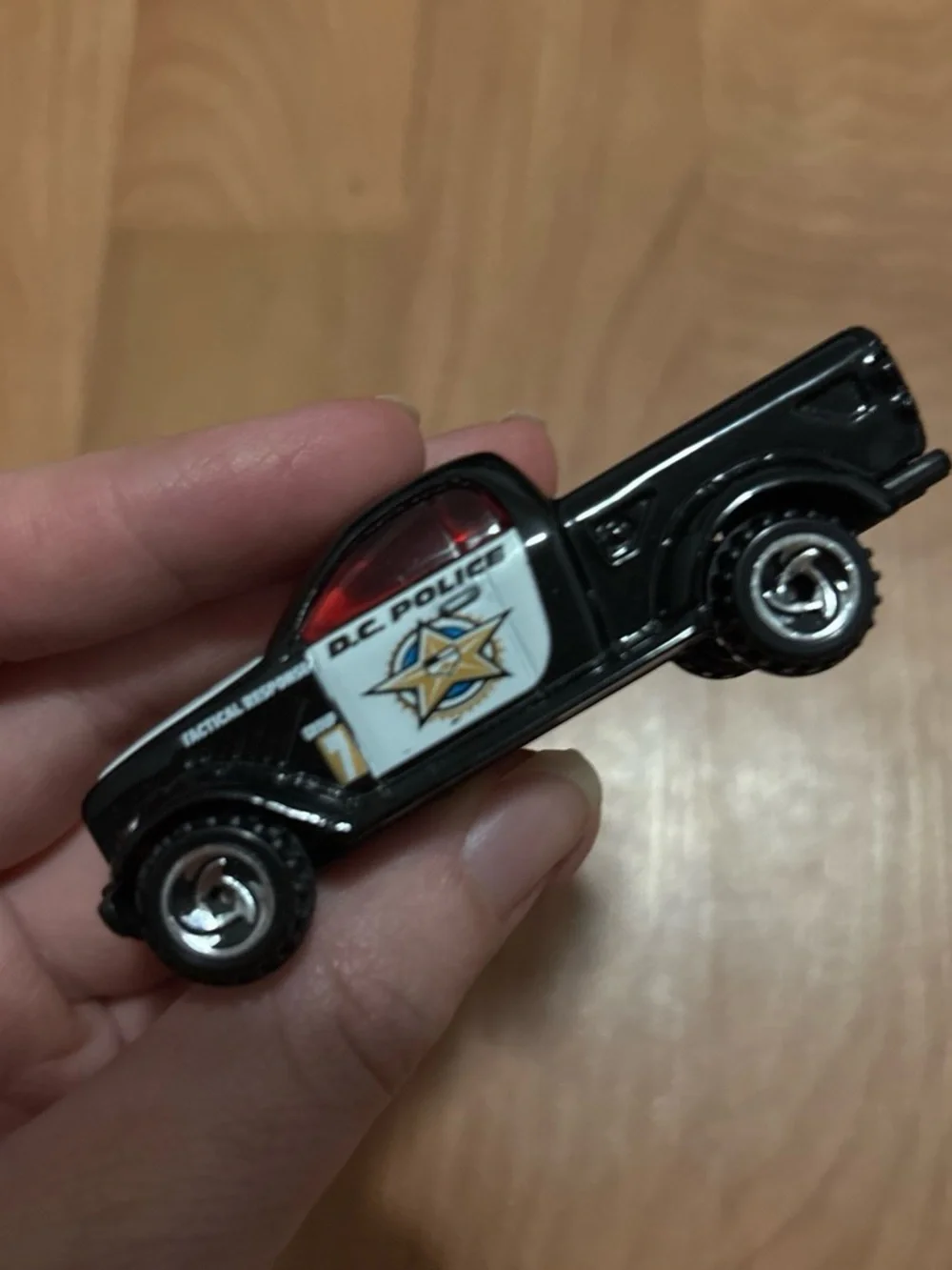 Hot Wheels black police